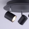 Leuchten Direkt TARIK Ceiling Light LED black, 3-light sources