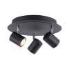 Leuchten Direkt TARIK Ceiling Light LED black, 3-light sources