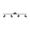 Leuchten Direkt TARIK Ceiling Light LED black, 4-light sources
