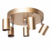 By Rydens Correct Ceiling Light copper, 5-light sources