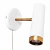 By Rydens Pulse Wall Light gold, white, 1-light source