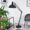 Hallsta Floor Lamp chrome, black, 1-light source