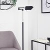 Norrlida Floor Lamp LED chrome, black, 1-light source