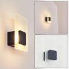 Lunnom Outdoor Wall Light LED black, 1-light source