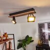 Giresta Ceiling Light LED brown, black, 2-light sources