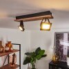 Giresta Ceiling Light LED brown, black, 2-light sources