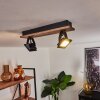 Giresta Ceiling Light LED brown, black, 2-light sources