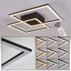 Thara Ceiling Light LED black, 1-light source, Remote control