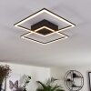 Thara Ceiling Light LED black, 1-light source, Remote control