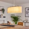 Tallaboa Pendant Light grey, matt nickel, 3-light sources
