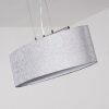 Tallaboa Pendant Light grey, matt nickel, 3-light sources