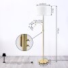 Vezza Floor Lamp brass, 2-light sources