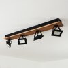 Giresta Ceiling Light LED Dark wood, black, 4-light sources