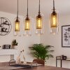 Crucible Pendant Light grey, black, 4-light sources