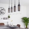 Crucible Pendant Light grey, black, 4-light sources