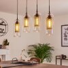 Crucible Pendant Light grey, black, 4-light sources