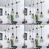 Betsele Pendant Light Light wood, black, 4-light sources