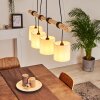 Betsele Pendant Light Light wood, black, 4-light sources