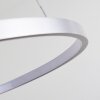 Canisteo Pendant Light LED silver, 2-light sources, Remote control, Colour changer