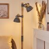 Orny Floor Lamp grey, Light wood, 2-light sources