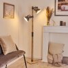 Orny Floor Lamp grey, Light wood, 2-light sources