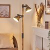 Orny Floor Lamp grey, Light wood, 2-light sources
