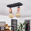 Tulla Ceiling Light copper, black, 2-light sources