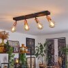 Tulla Ceiling Light copper, black, 4-light sources