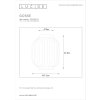Lucide GOSSE Ceiling Light black, 1-light source