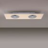 Leuchten Direkt FLAR-AIR ceiling fan LED white, 1-light source, Remote control