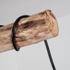 Ajaccio Pendant Light Light wood, black, 6-light sources
