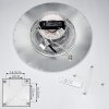Marmorta ceiling fan LED white, 1-light source, Remote control