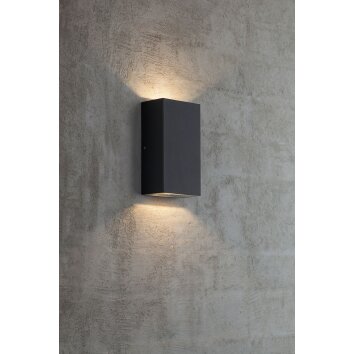 Nordlux ROLD Outdoor Wall Light LED black, 2-light sources