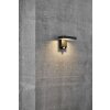 Nordlux RICA solar wall lamp LED black, 1-light source