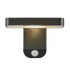 Nordlux RICA solar wall lamp LED black, 1-light source