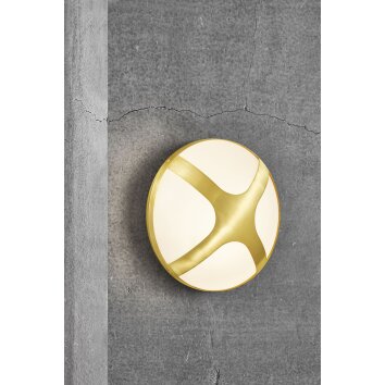 Nordlux CROSS Outdoor Wall Light brass, 1-light source