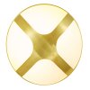 Nordlux CROSS Outdoor Wall Light brass, 1-light source