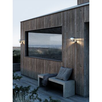 Nordlux KURNOS Outdoor Wall Light silver, 1-light source