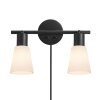 Nordlux COLE Wall Light black, 2-light sources