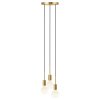 Nordlux PACO Pendant Light brass, 3-light sources