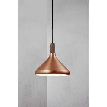 Design For The People by Nordlux NORI Pendant Light brown, black, 1-light source
