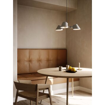Design For The People by Nordlux STAY Pendant Light grey, 3-light sources