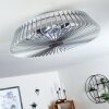 Rivarotta ceiling fan LED white, 1-light source, Remote control