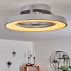 Penon ceiling fan LED silver, 1-light source, Remote control