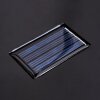 Sciolze solar light LED black, transparent, clear, 2-light sources