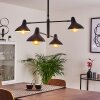 Fort Pendant Light black, 4-light sources