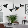 Fort Pendant Light black, 4-light sources