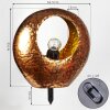 Benevento solar light LED copper, rust-coloured, transparent, clear, 1-light source