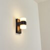 Tiarp Outdoor Wall Light LED black, 2-light sources, Motion sensor