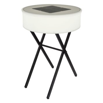 Globo  solar light LED black, 10-light sources, Remote control, Colour changer